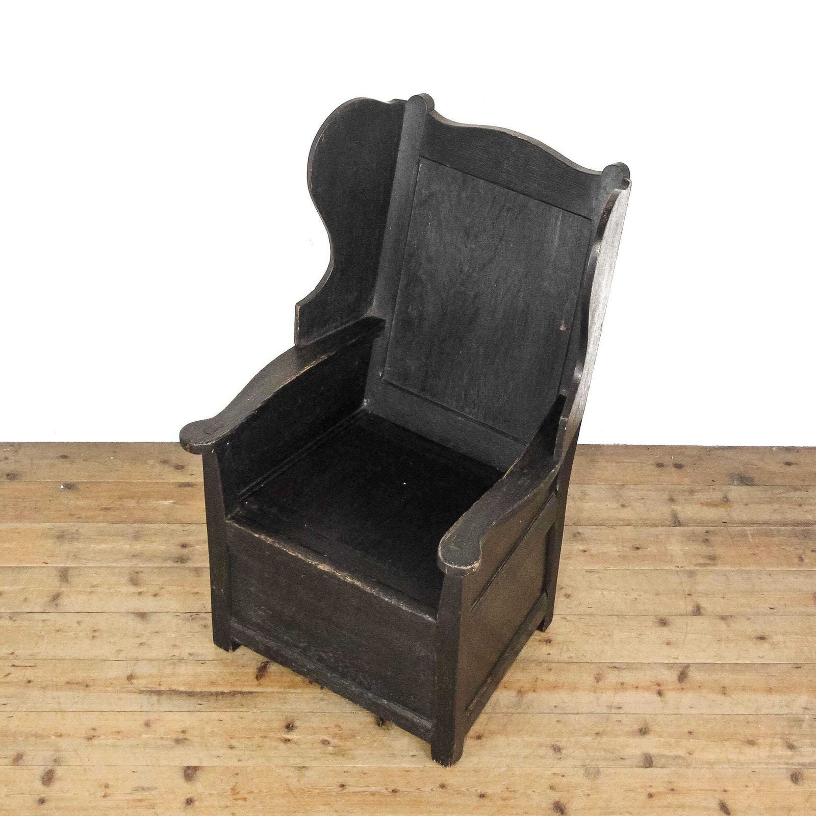 Early 20th Century Oak Lambing Chair | Antique Chair | Antique Furniture | Antique Chairs | Antique Armchairs photo vintage