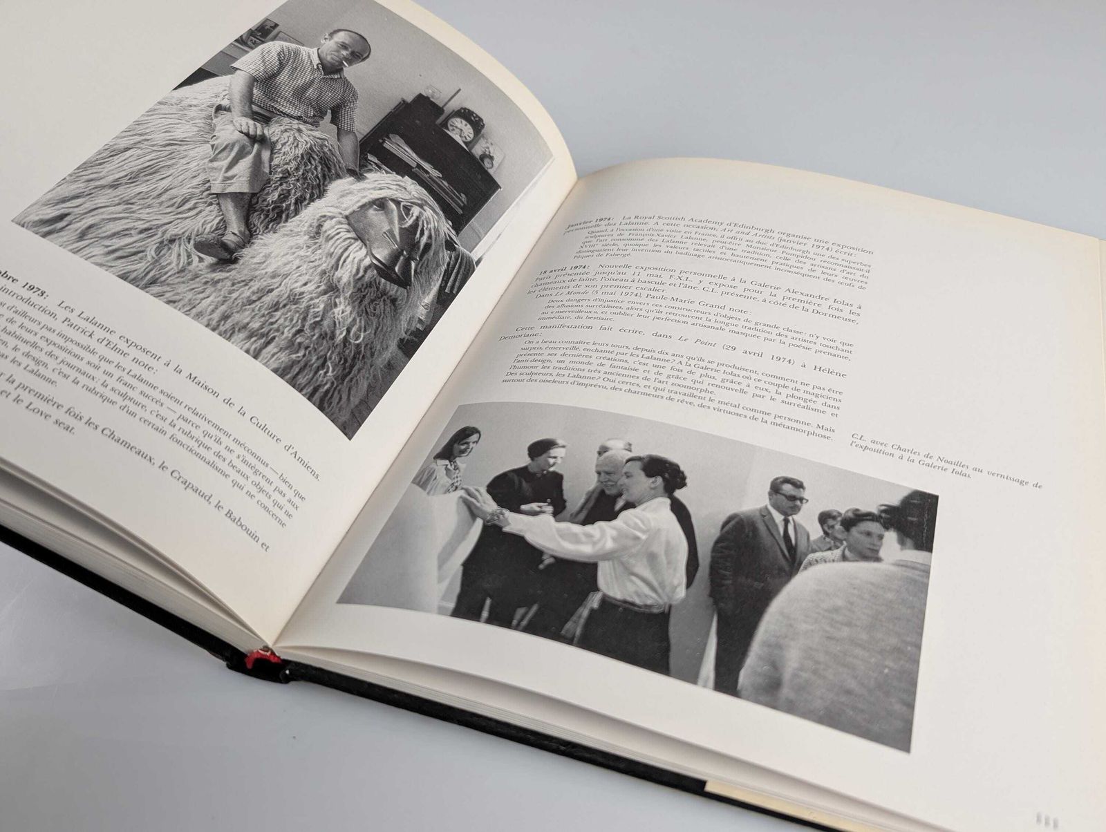 photo vinterior Les Lalanne Book Monograph Robert Rosenblum Ed. Skira 1991