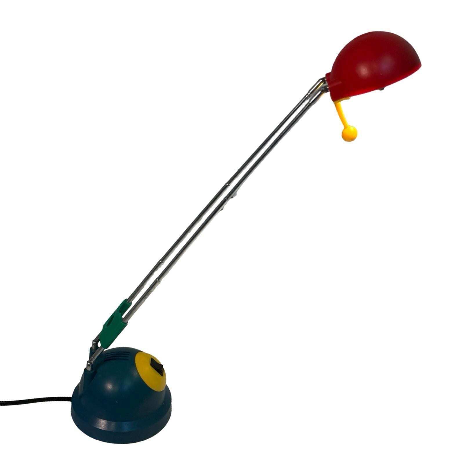 Postmodern   Telescopic Desk Lamp   1980's   Memphis Style