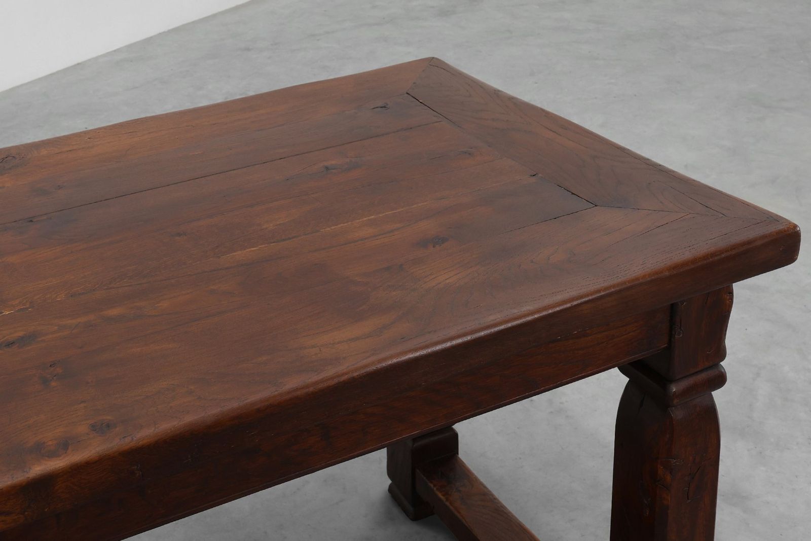 Large French Provincial Rustic Oak Table, 1900s photo buy