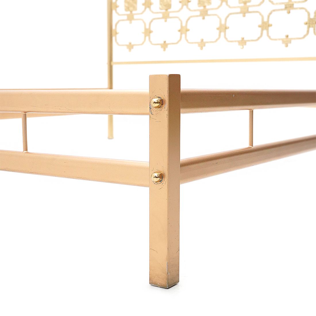 photo vinterior Brass Headboard By Luciano Frigerio, 1970s