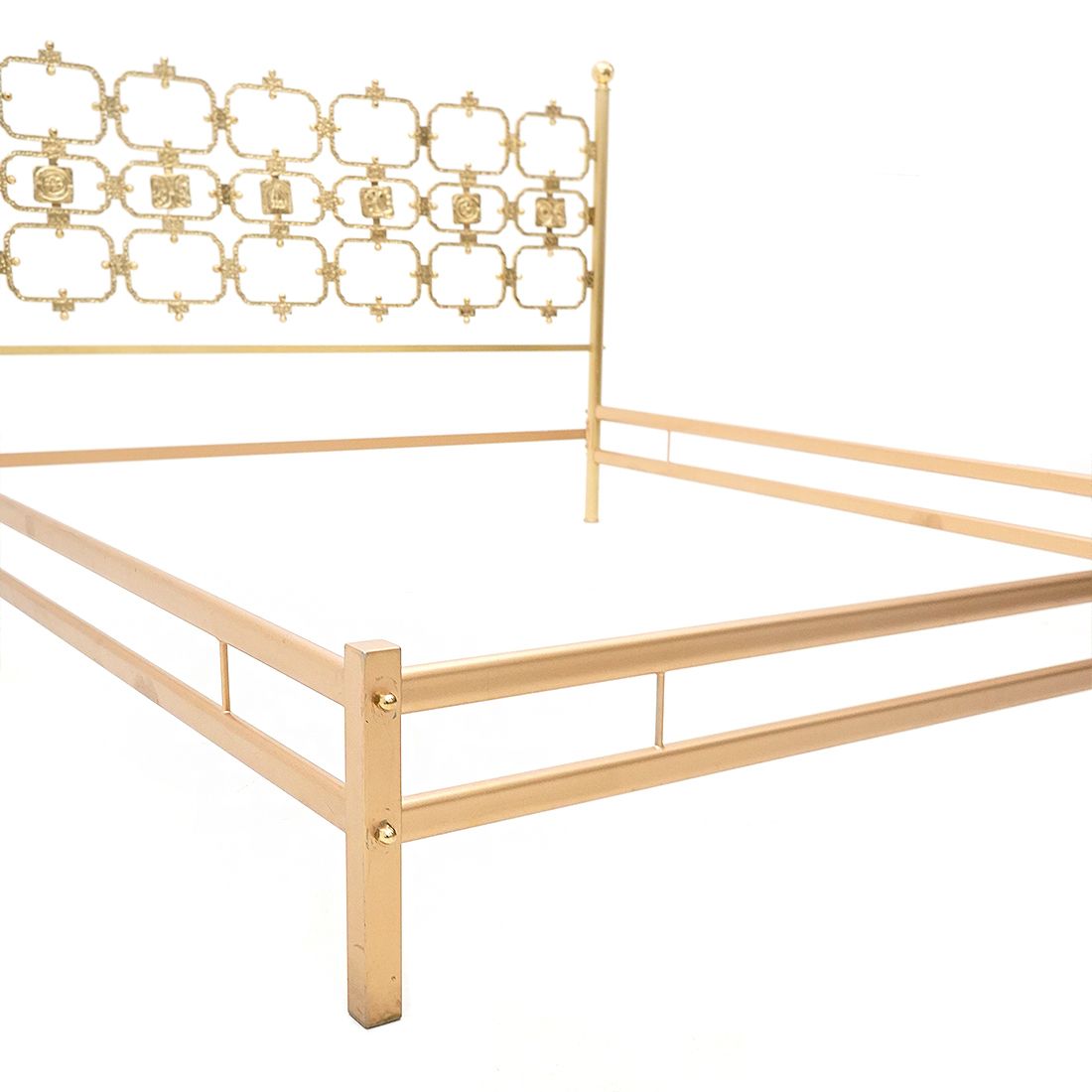 Brass Headboard By Luciano Frigerio, 1970s photo buy
