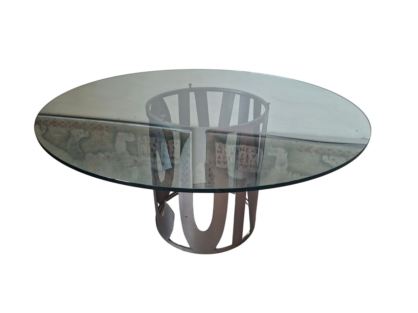 Tavolo Di Design Anni '80: Forza Industriale E Trasparenza