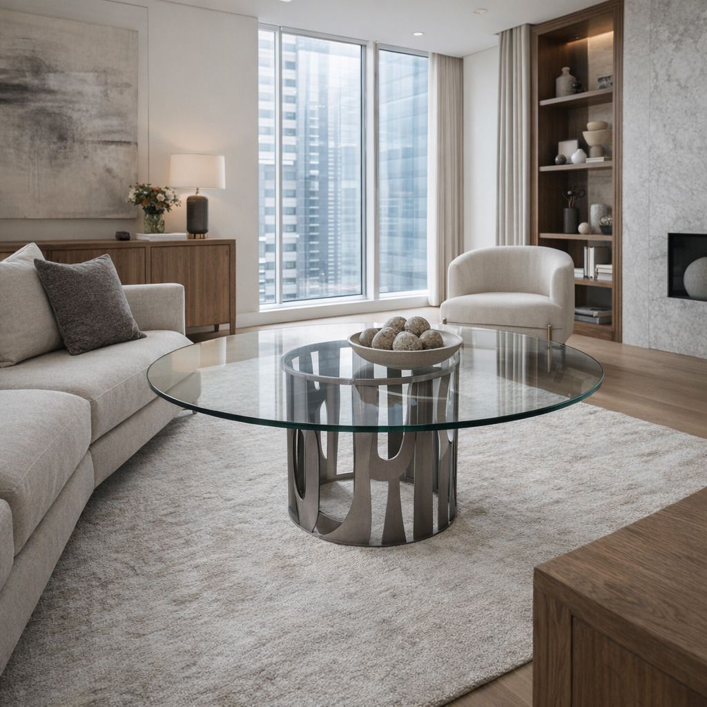 Tavolo Di Design Anni '80: Forza Industriale E Trasparenza photo furniture