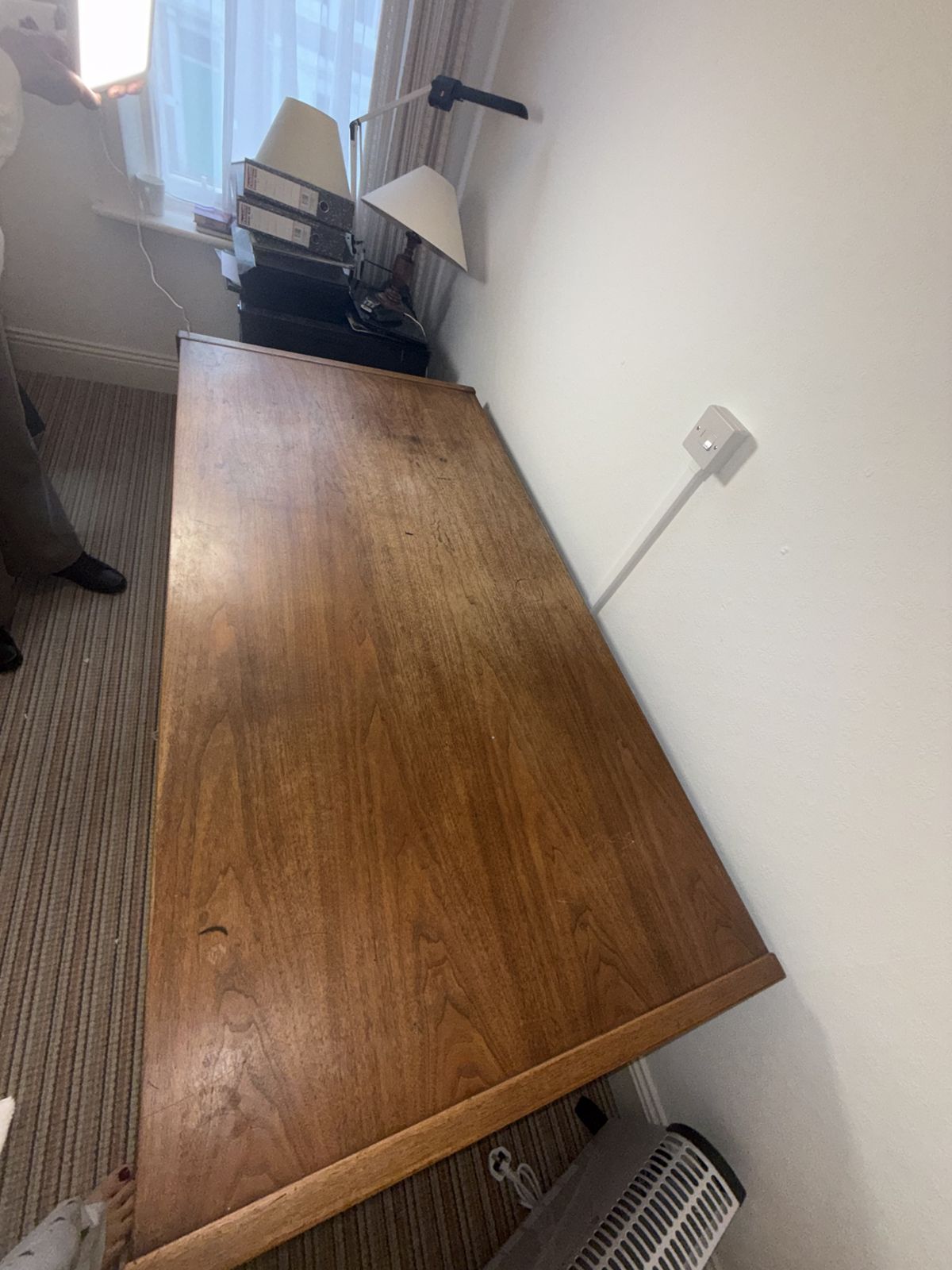 Walnut Desk,  Jen’s Risom C.1950s – Original Paper Label photo 3250.0