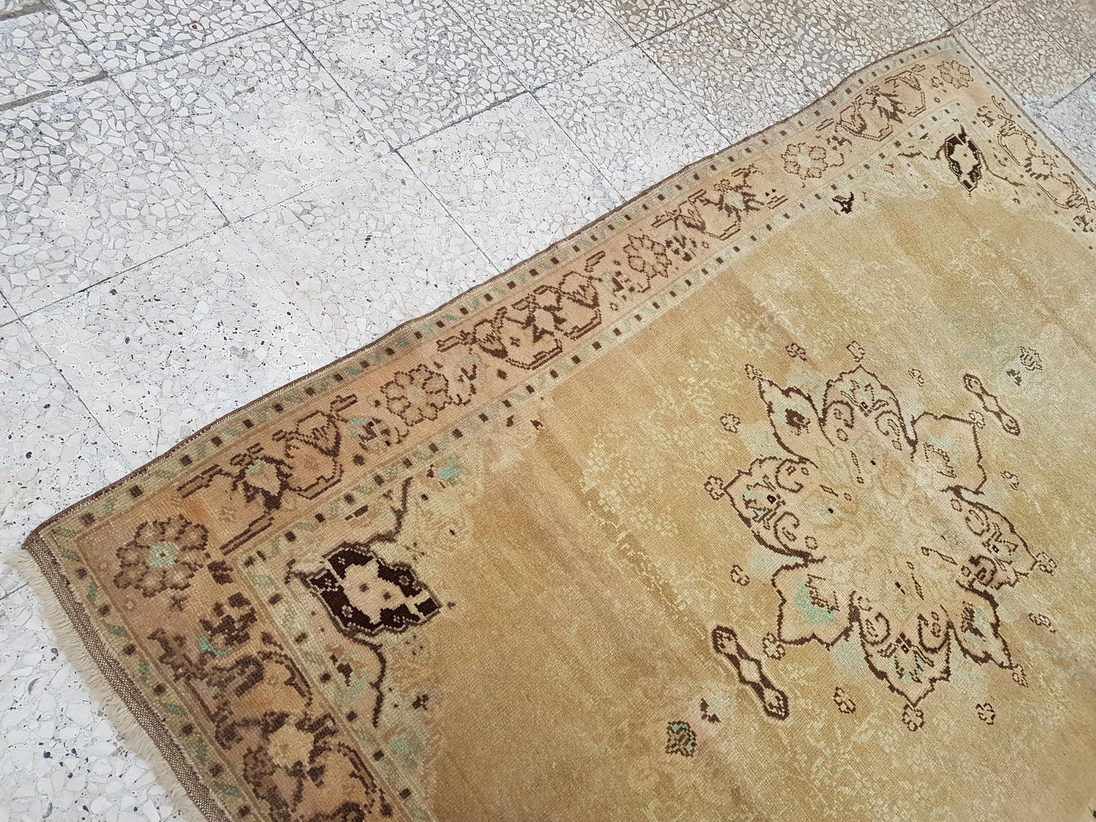 photo for sale Faded Turkish Karapinar Rug 52'' X 86''