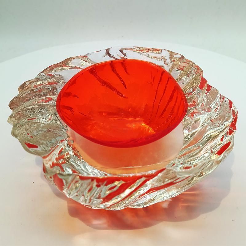 1960s Big Geode   Ashtray Or Catch All In Murano Glass Hand Made By Flavio Poli For Seguso. Made In Italy photo vintage