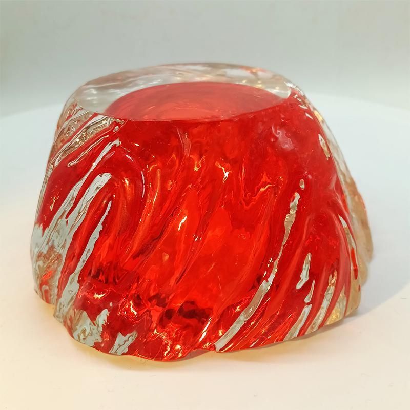 Home Decor 1960s Big Geode   Ashtray Or Catch All In Murano Glass Hand Made By Flavio Poli For Seguso. Made In Italy photo