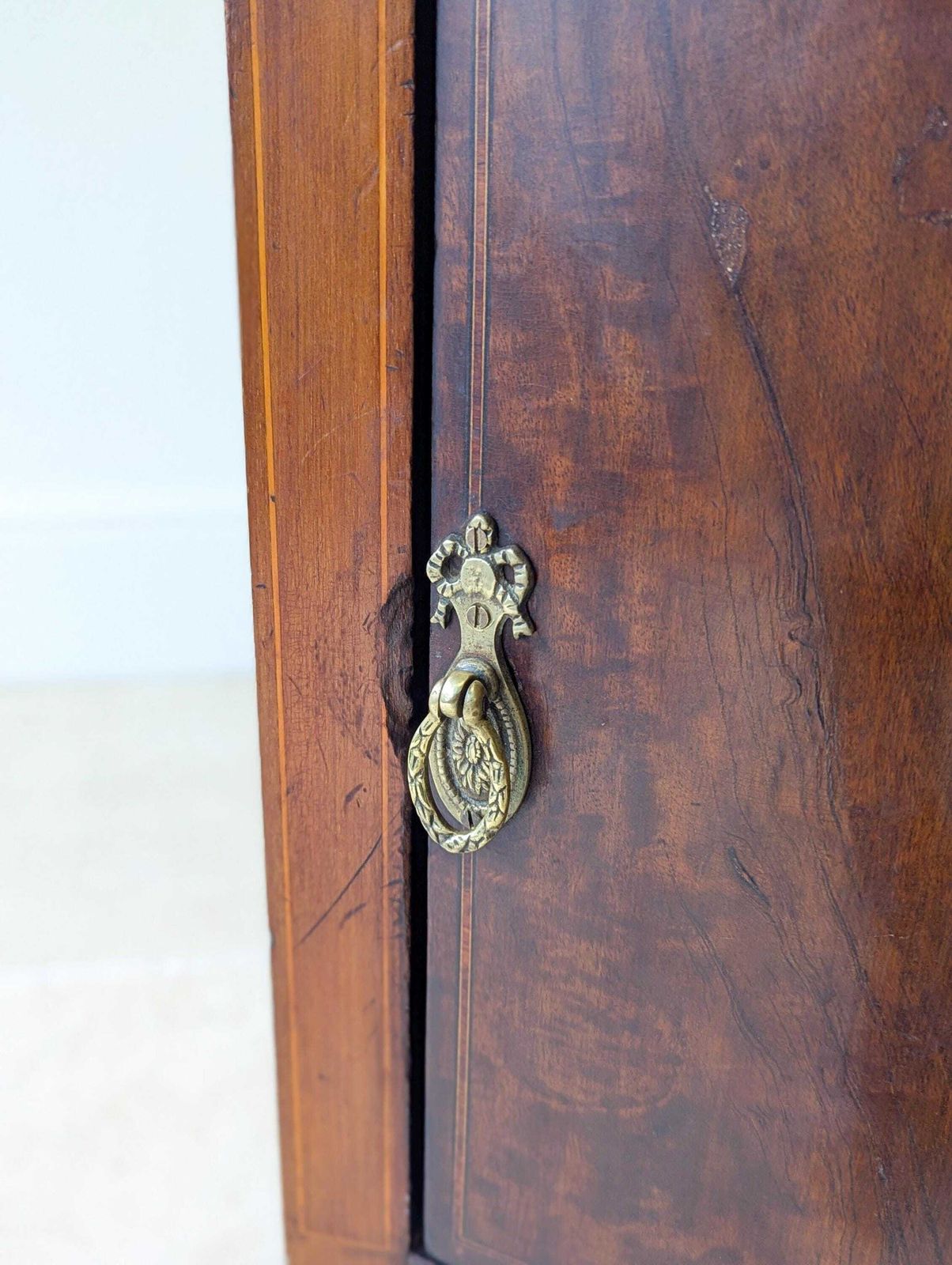 Antique Late Victorian Mahogany Bedside Cabinet C.1890 photo buy