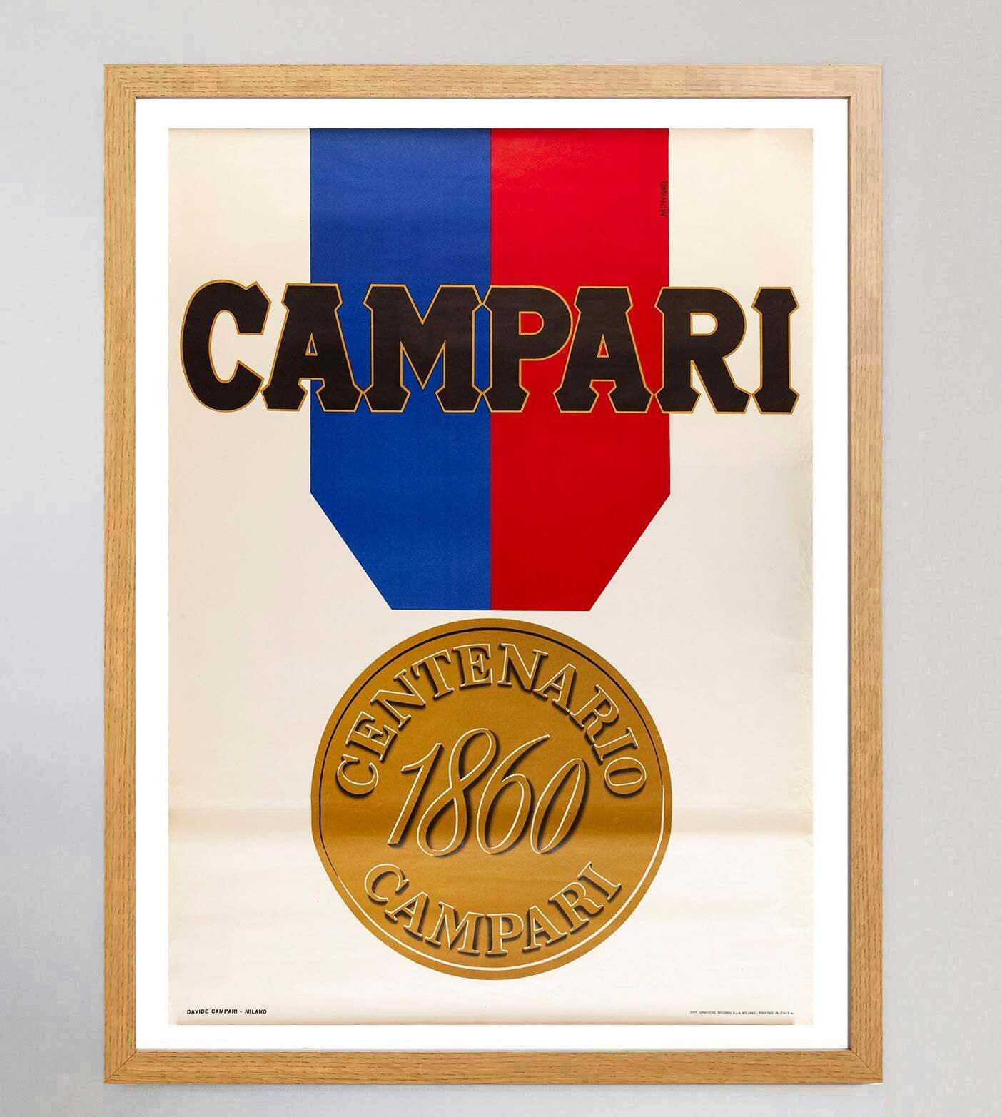 Campari Centenario , " Original Vintage Poster" photo Art