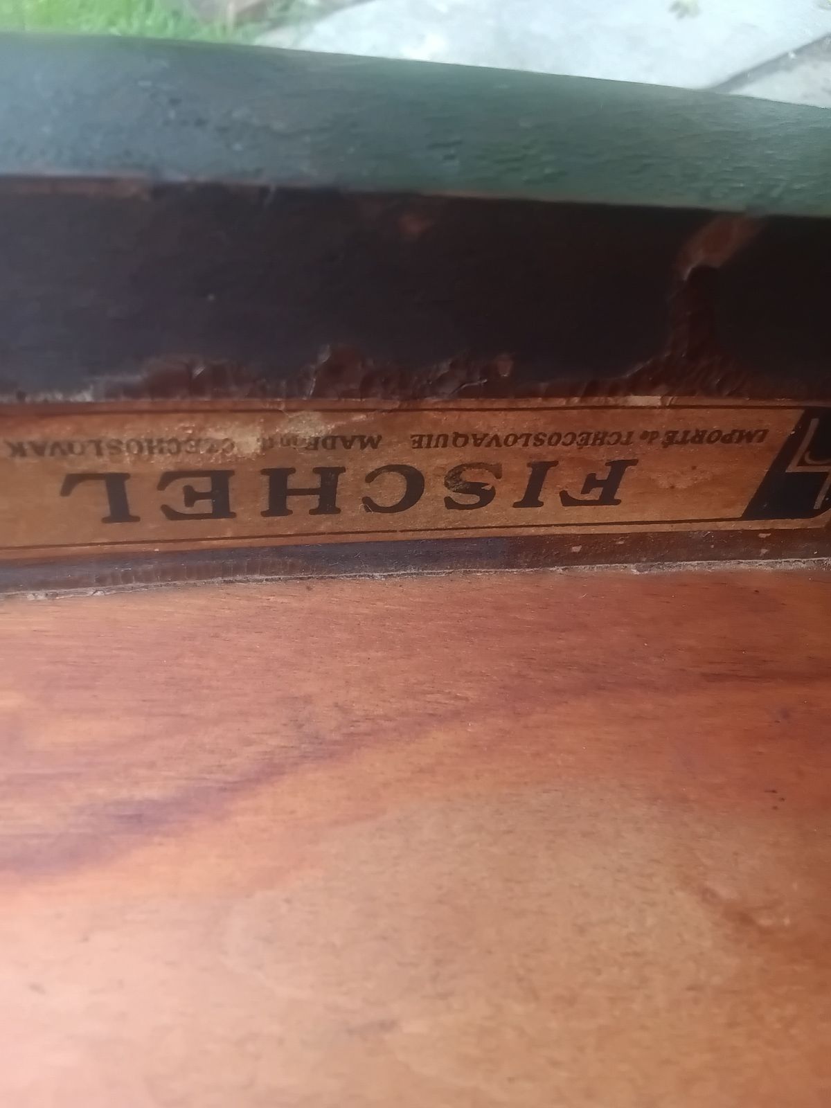 Original Fischel Bentwood Desk Chair. photo vinterior