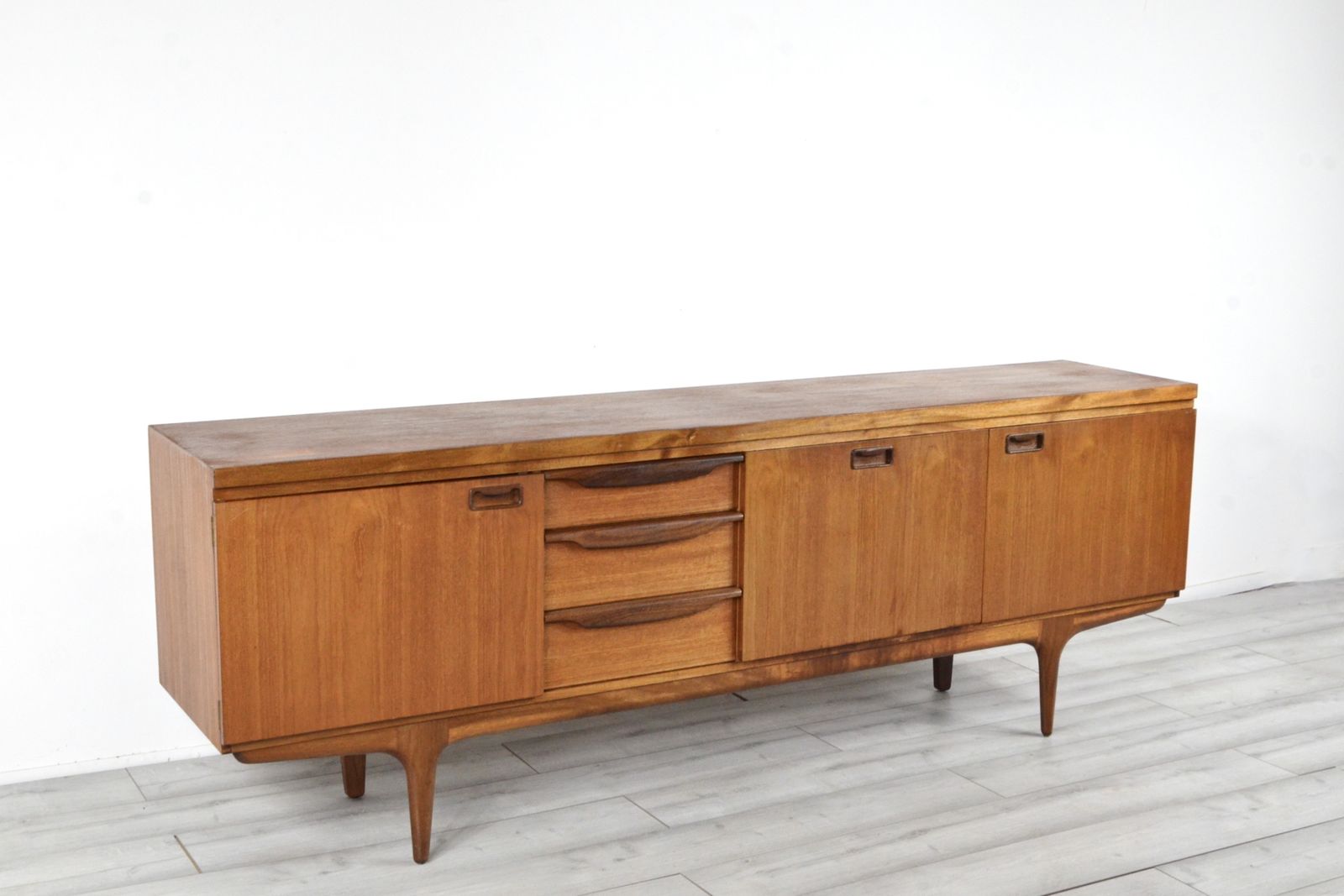 photo for sale Midcentury Greaves & Thomas Teak And Afromosia Sideboard / Long John. Vintage Modern / Danish Style.