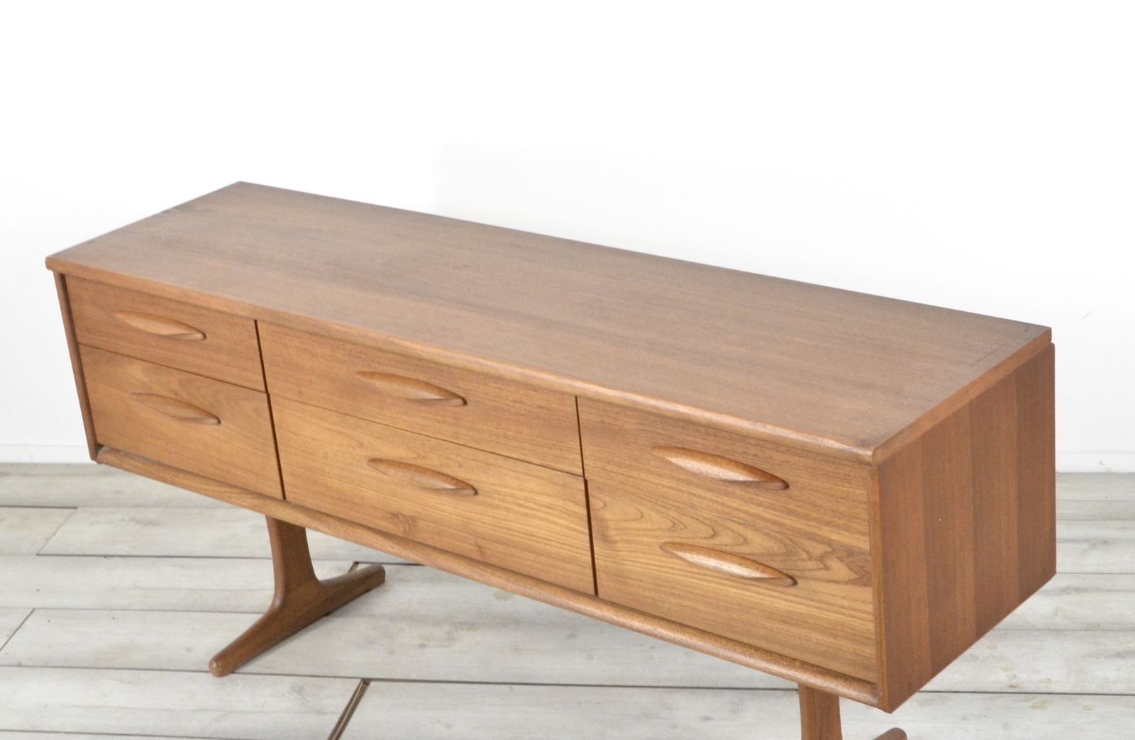 Vintage Midcentury Teak Sideboard / Dresser By Frank Guille For Austinsuite. Modern / Danish Style. photo for sale
