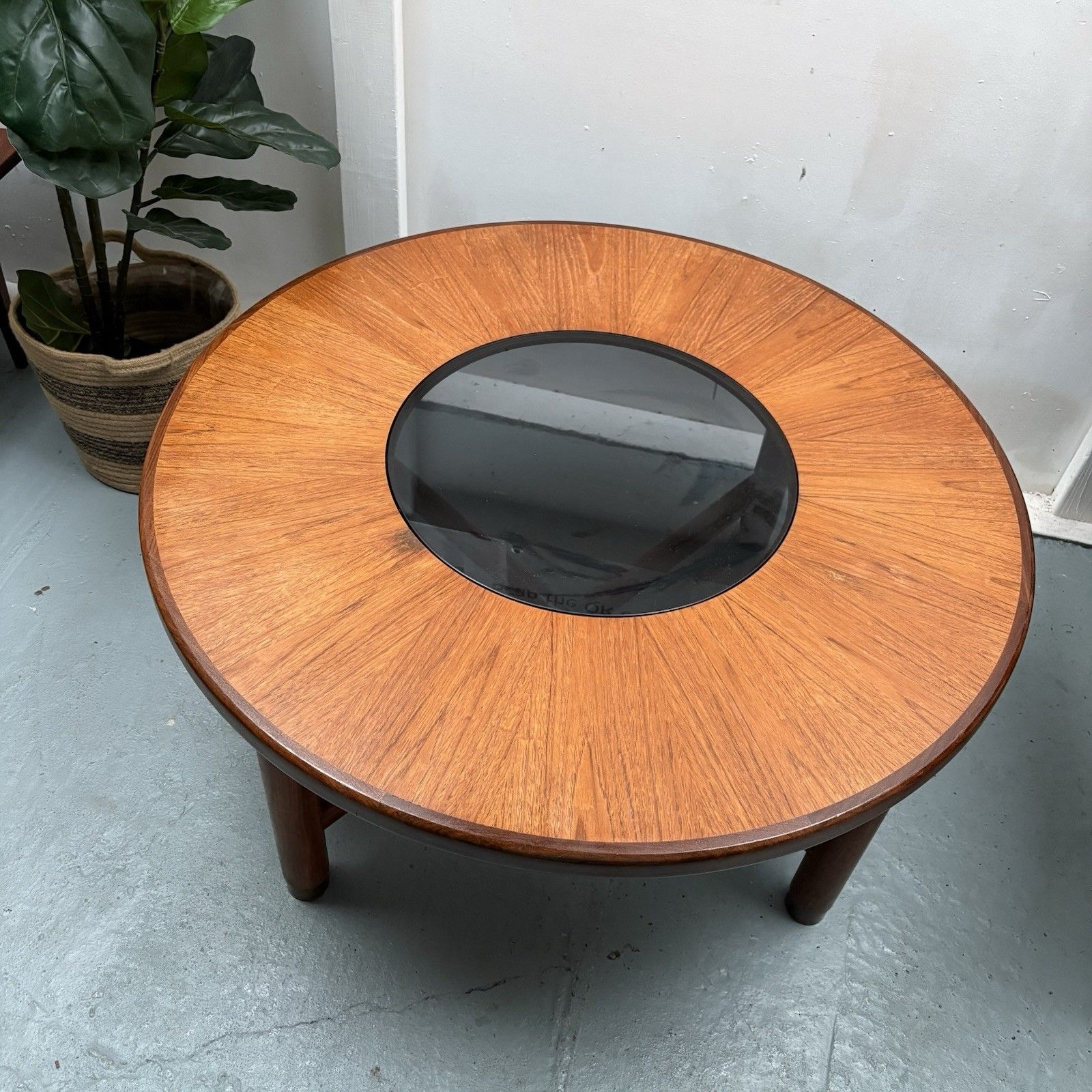 G Plan Victor Wilkins Mid Century Modern Teak & Brass Coffee Table Vintage 60s photo furniture