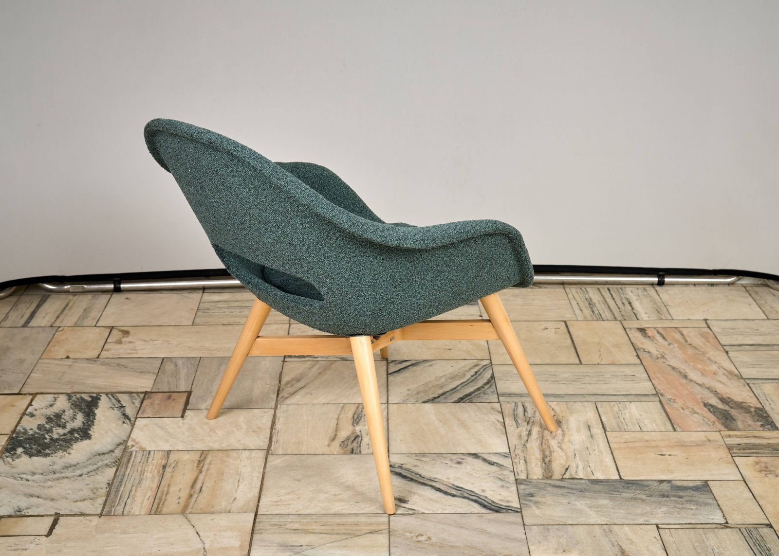 Shell Lounge Chair By Miroslav Navratil, 1960s, Czechoslovakia photo 700.0