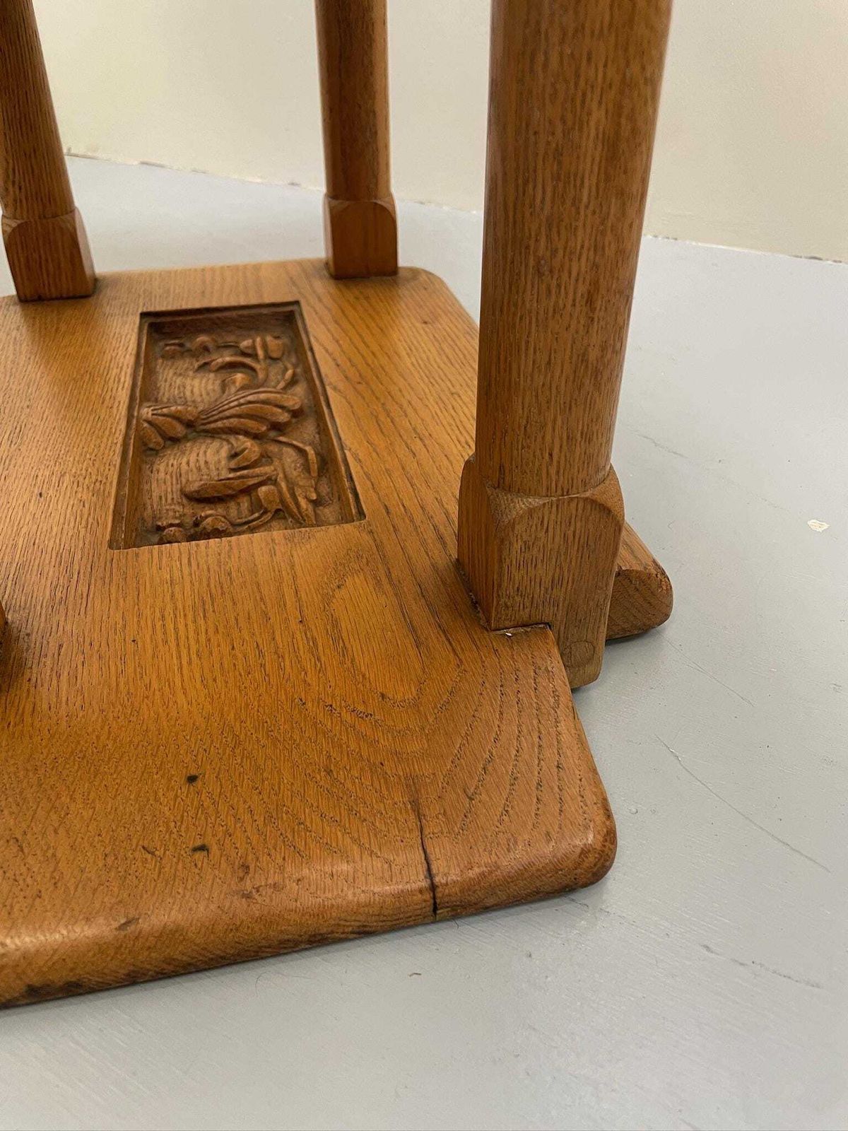 Vintage Jamestown Furniture British Oak Nightstand Or Side Table Arts Crafts Style photo buy