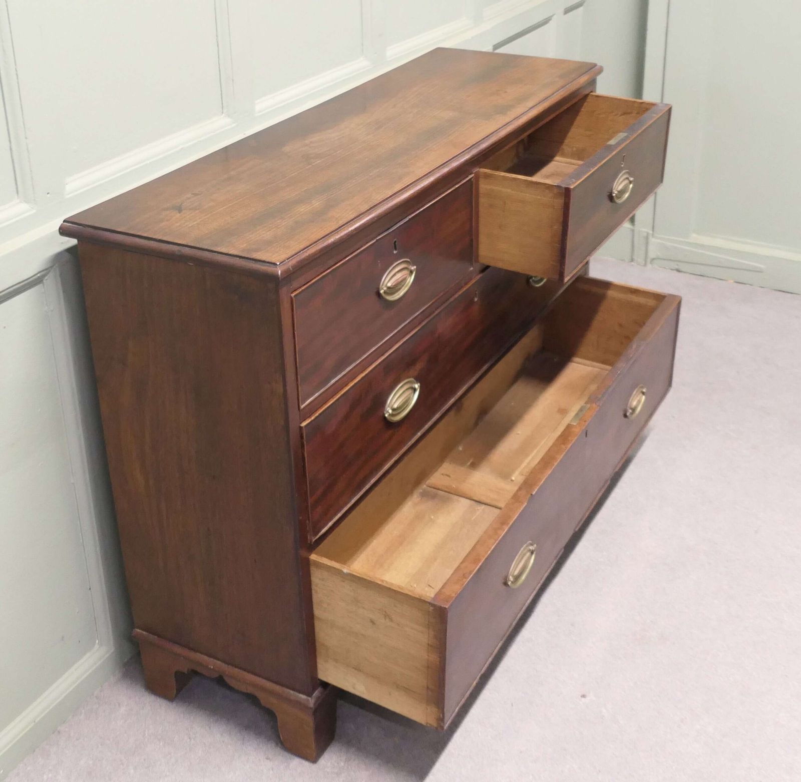 Very Slim Mahogany Chest Of Drawers photo Furniture