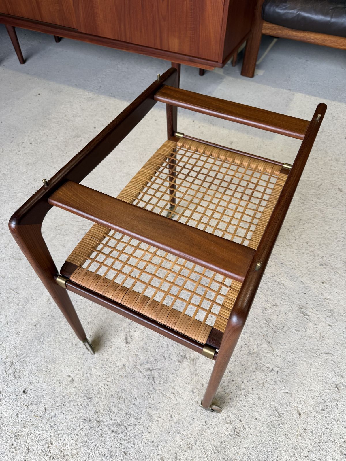 photo buy Danish Mid Century Serving Trolley By Johannes Andersen For Silkeborg C.1960s