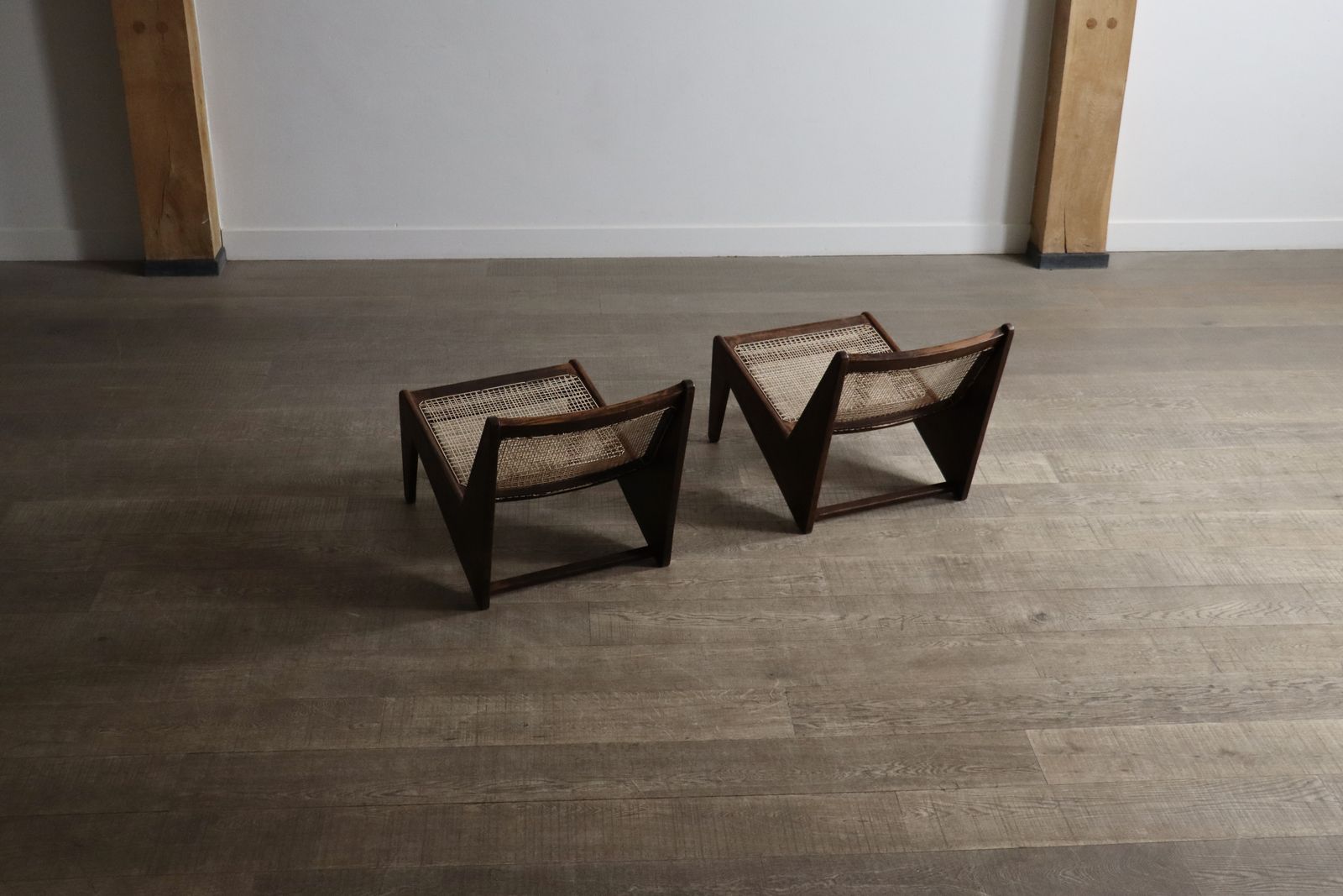 Pierre Jeanneret Kangaroo Chairs Pj Si 59, India, 1955 photo Furniture