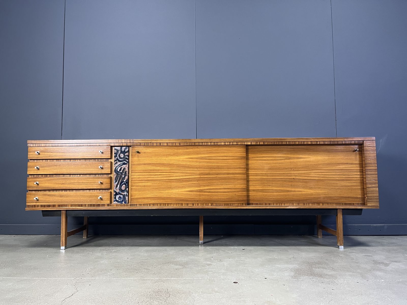 Vintage Sideboard By Pieter De Bruyne For Al Meubel, 1960s photo 2000.0
