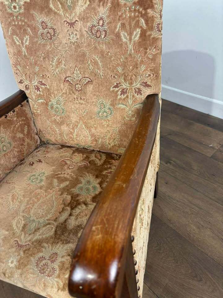 photo for sale Vintage Upholstered Armchair