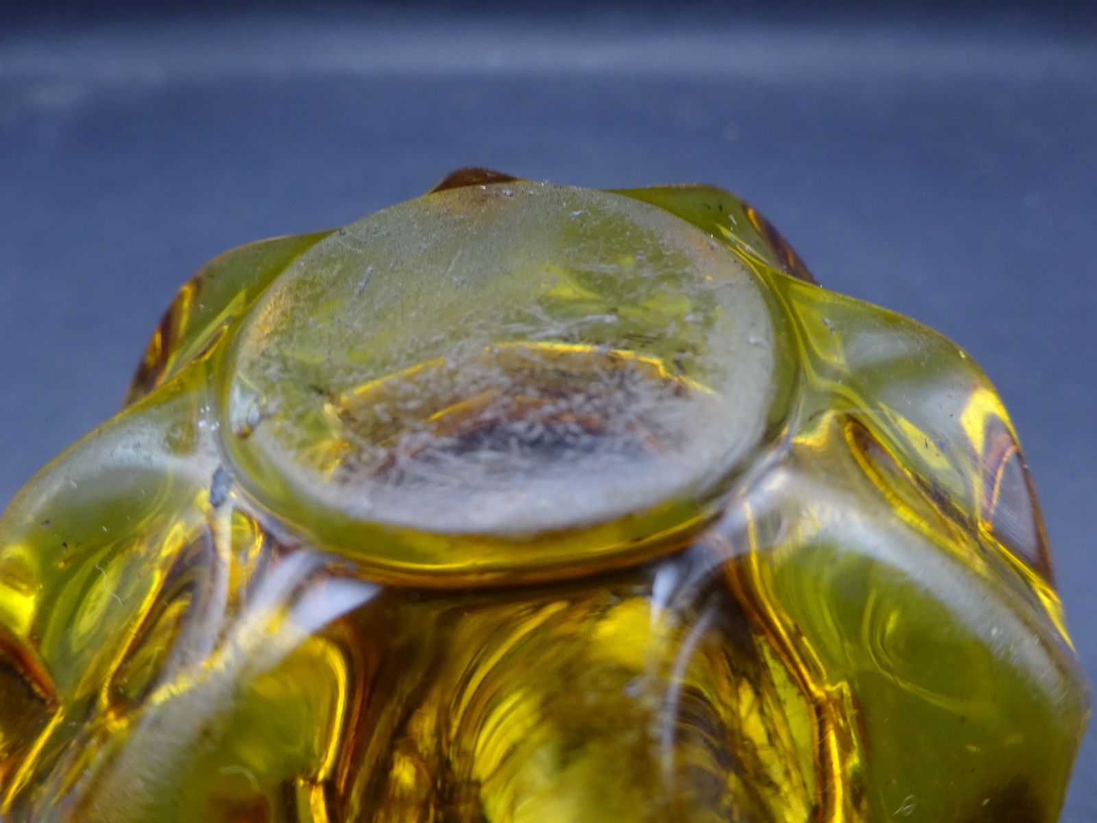 photo vinterior Victorian Yellow/Amber Glass Door Knob