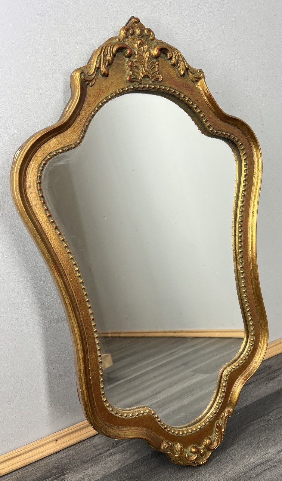 Mirror Vintage French Ornate Wall Mirror Gilt Frame Wall Decor Lot 4712