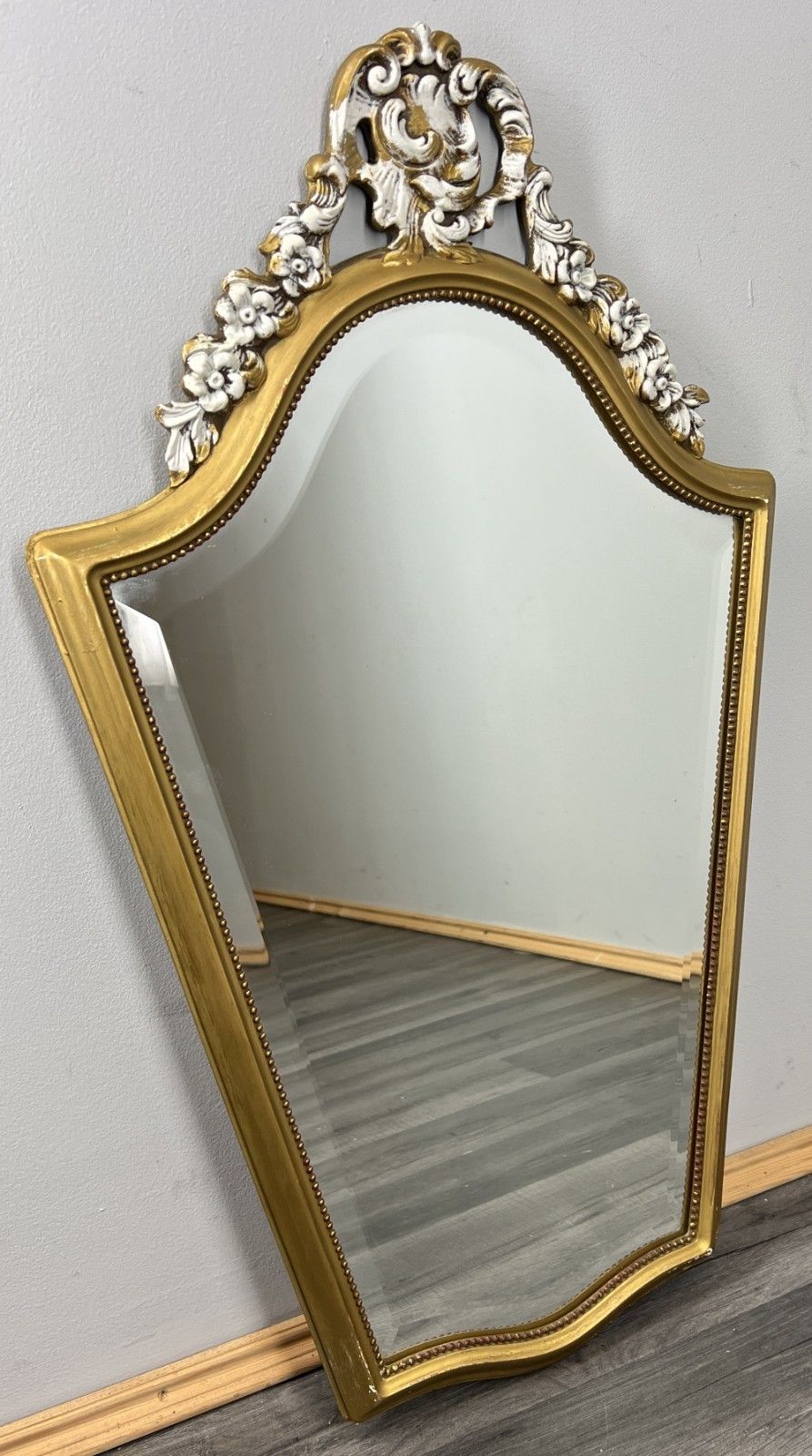 Mirror Vintage French Gilt Wall Mirror Ornate Wall Mirror Lot 4714