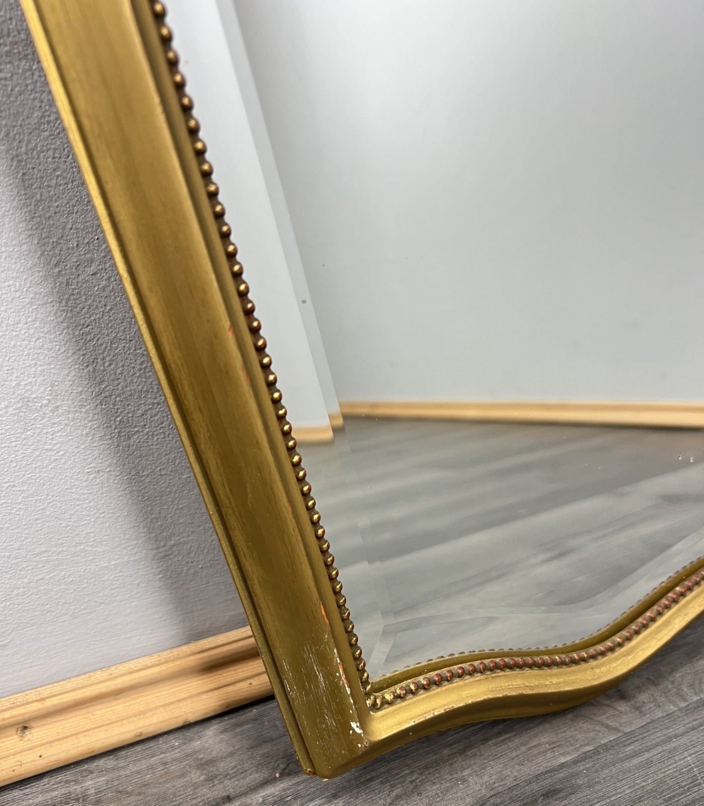 Mirror Vintage French Gilt Wall Mirror Ornate Wall Mirror Lot 4714 photo 149.0