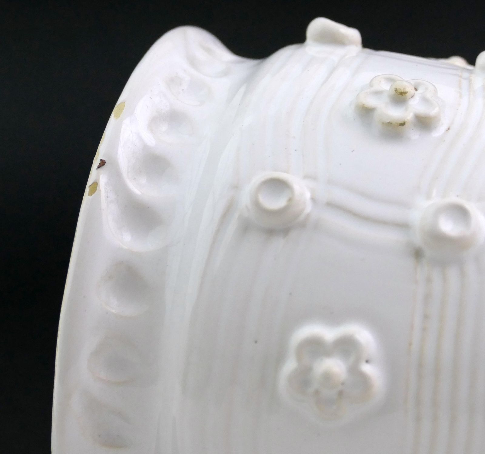 157.0 Vintage French Emile Tessier White Glazed Earthenware Pitcher Retro Ceramic Vase From The Sarthe Region Of France, 50s Studio Pottery photo