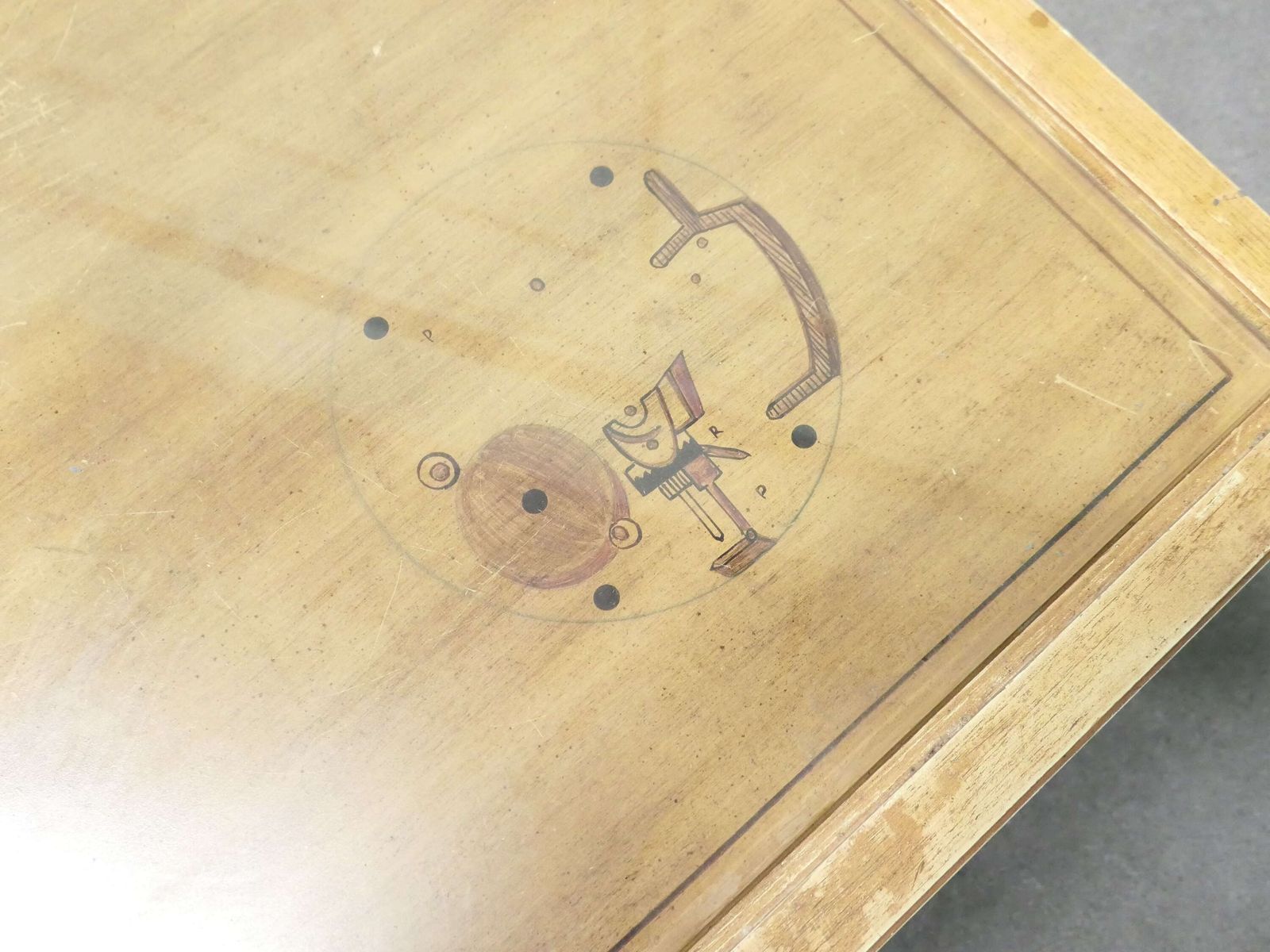 Quirky French 7 O’clock Style Coffee Table A Fun 1960s Design Coffee Table photo vinterior