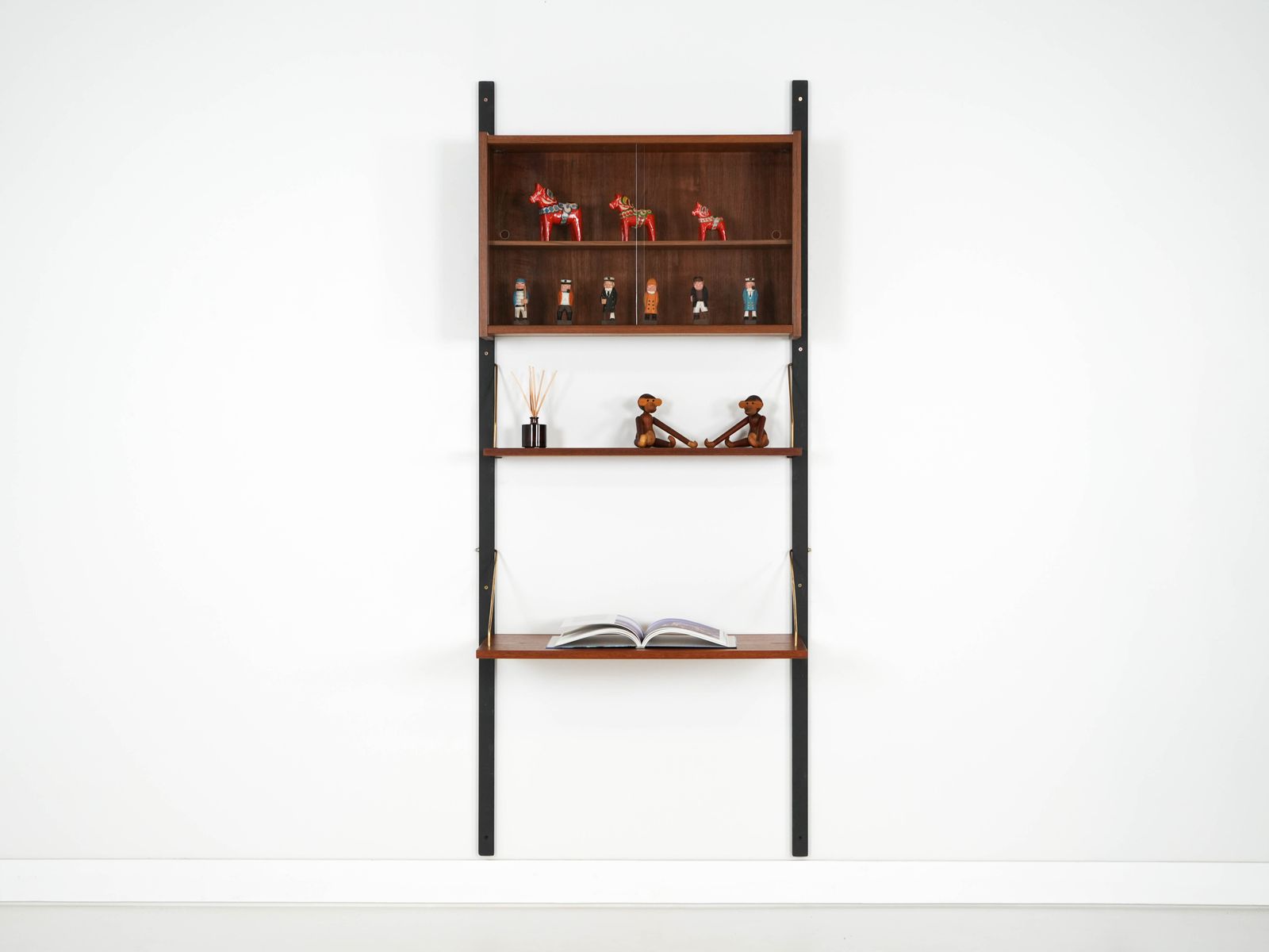 Teak Wall Unit Ps System, Danish Design, 1960s, Manufactured By Randers Møbelfabrik photo furniture