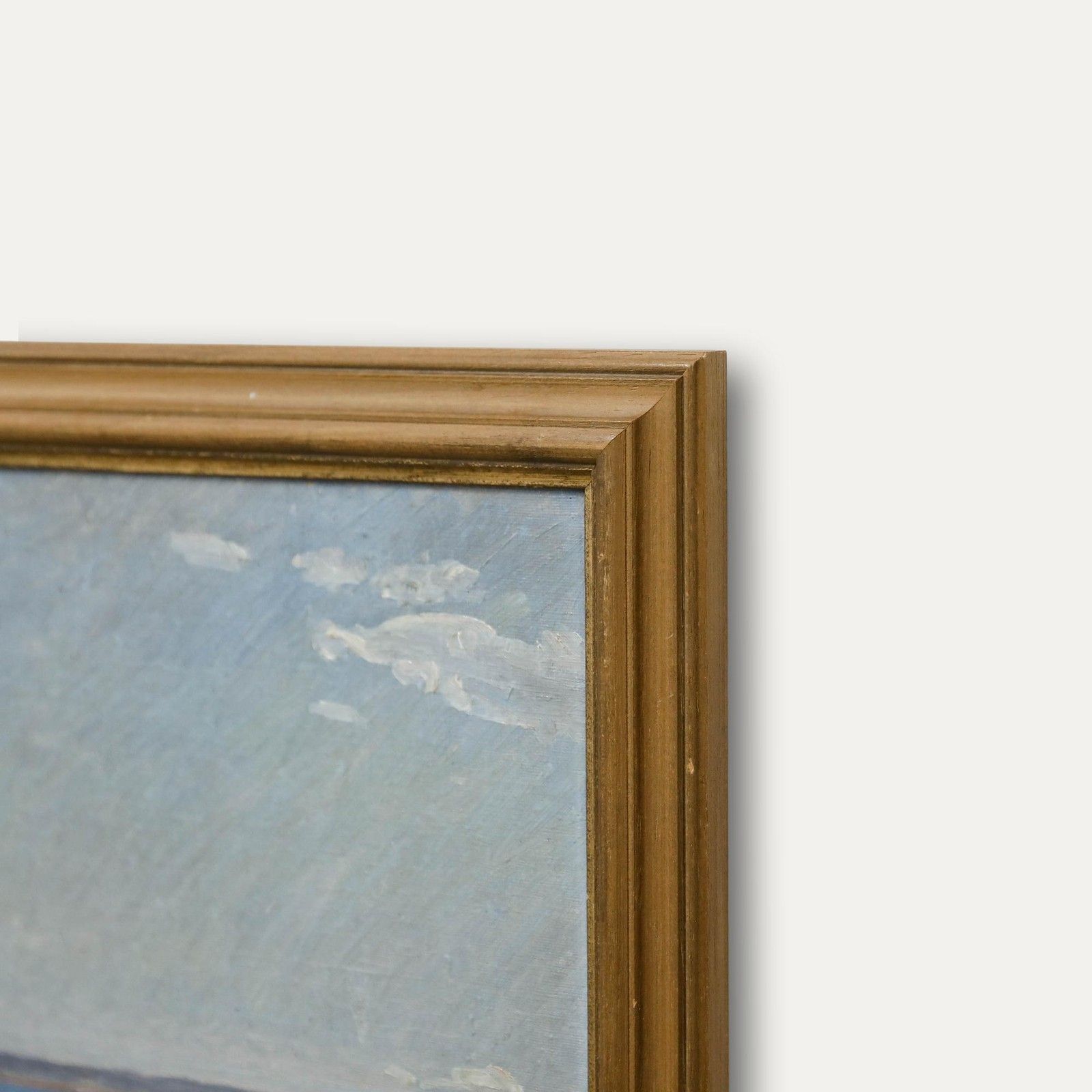 Otto Clousen Danish School Early 20th Century Oil, The Coast At Snekkersten photo 250.0