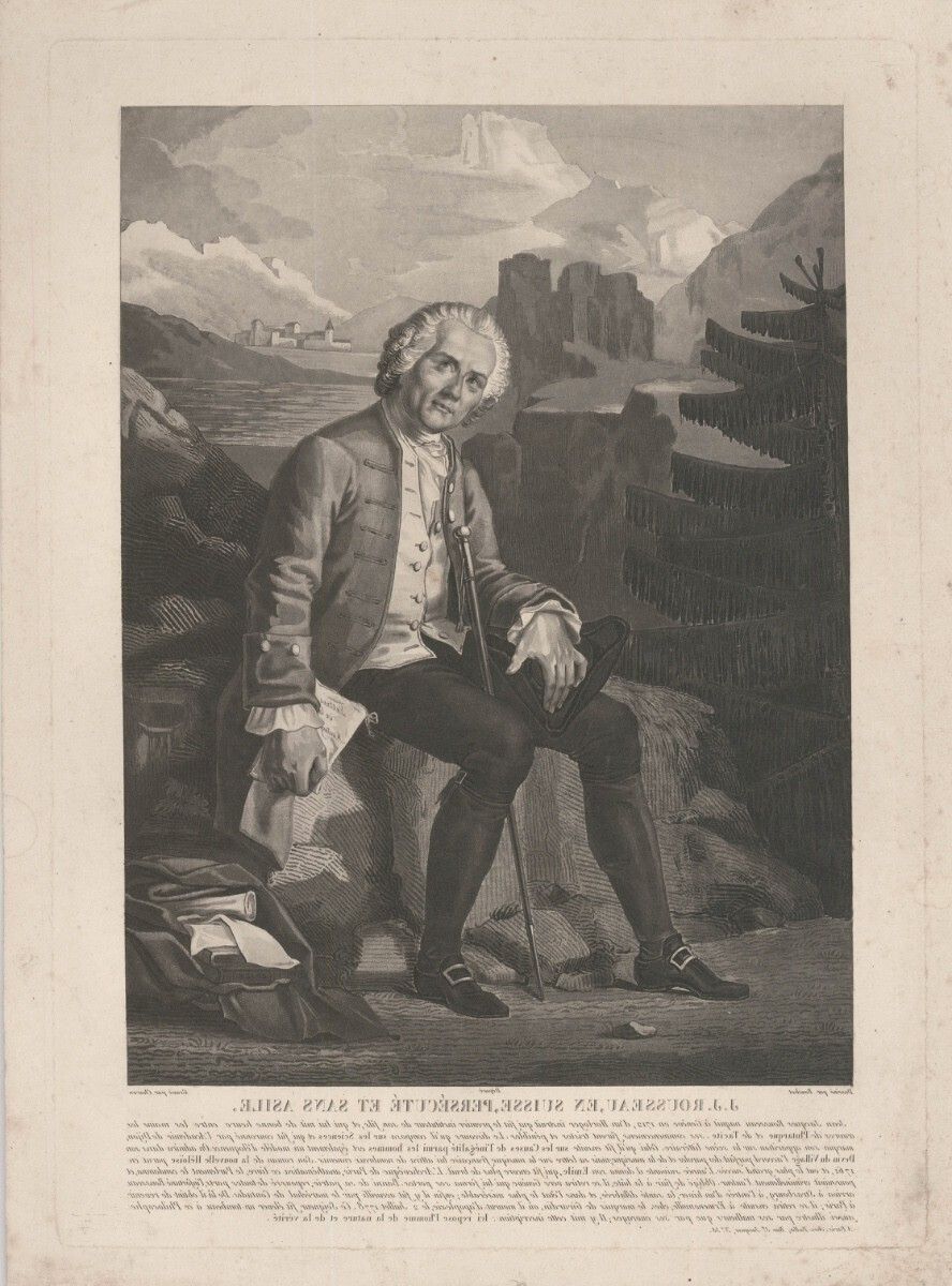 Charon (1783 C.1840) After Bouchot (1800 1842) Aquatint, Jean Jacques Rousseau
