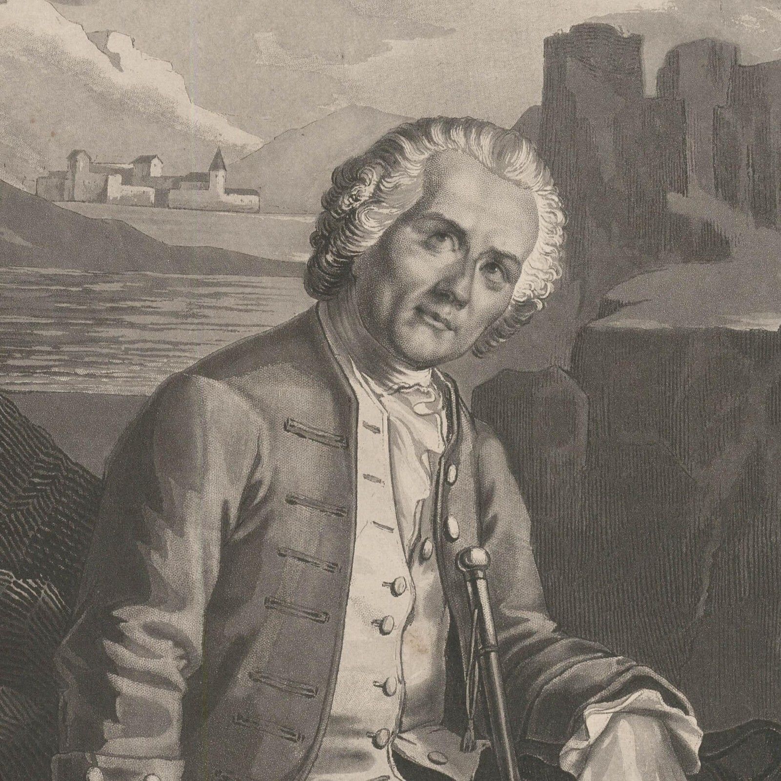 Charon (1783 C.1840) After Bouchot (1800 1842) Aquatint, Jean Jacques Rousseau photo for sale