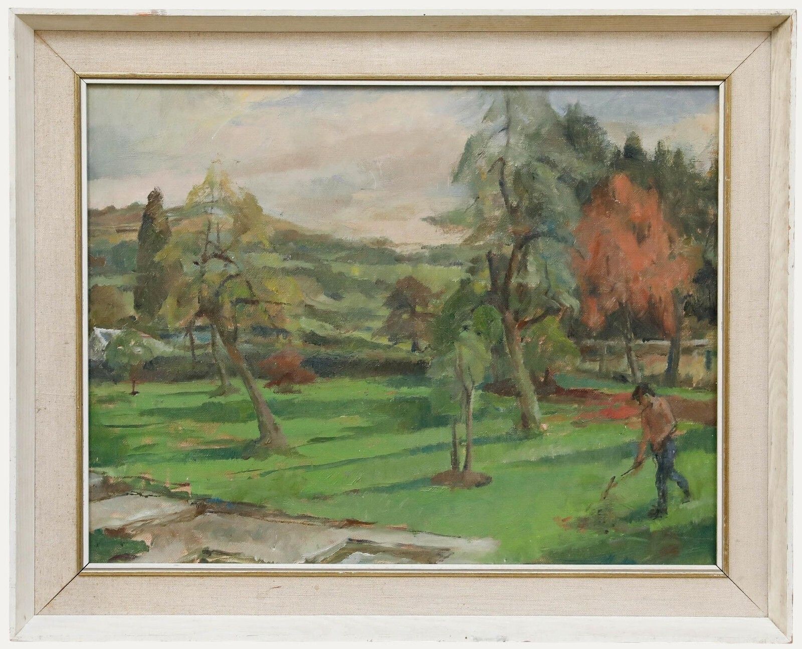 Attrib. Margaret Adelaide Norman (1908 1976) 20th Century Oil, The Gardener