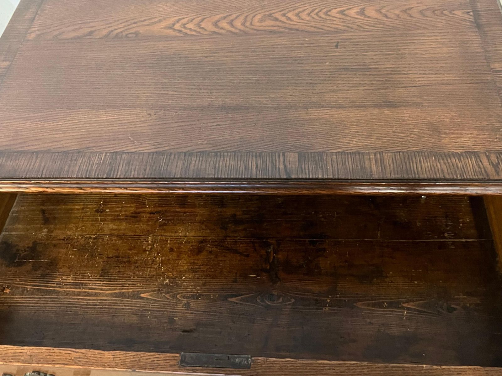 photo for sale 18th Century English Oak Georgian Chest Of Dreawers