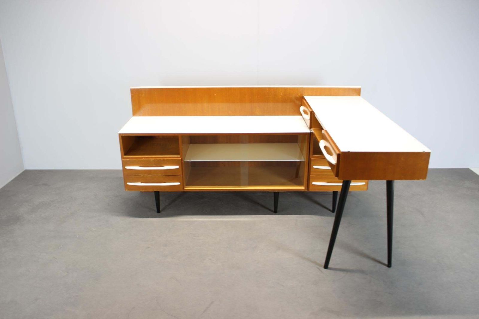 1922.0 Mid Century Modular Desk And Storage Unit By Mojmír Požár, Up Závody, 1960s photo