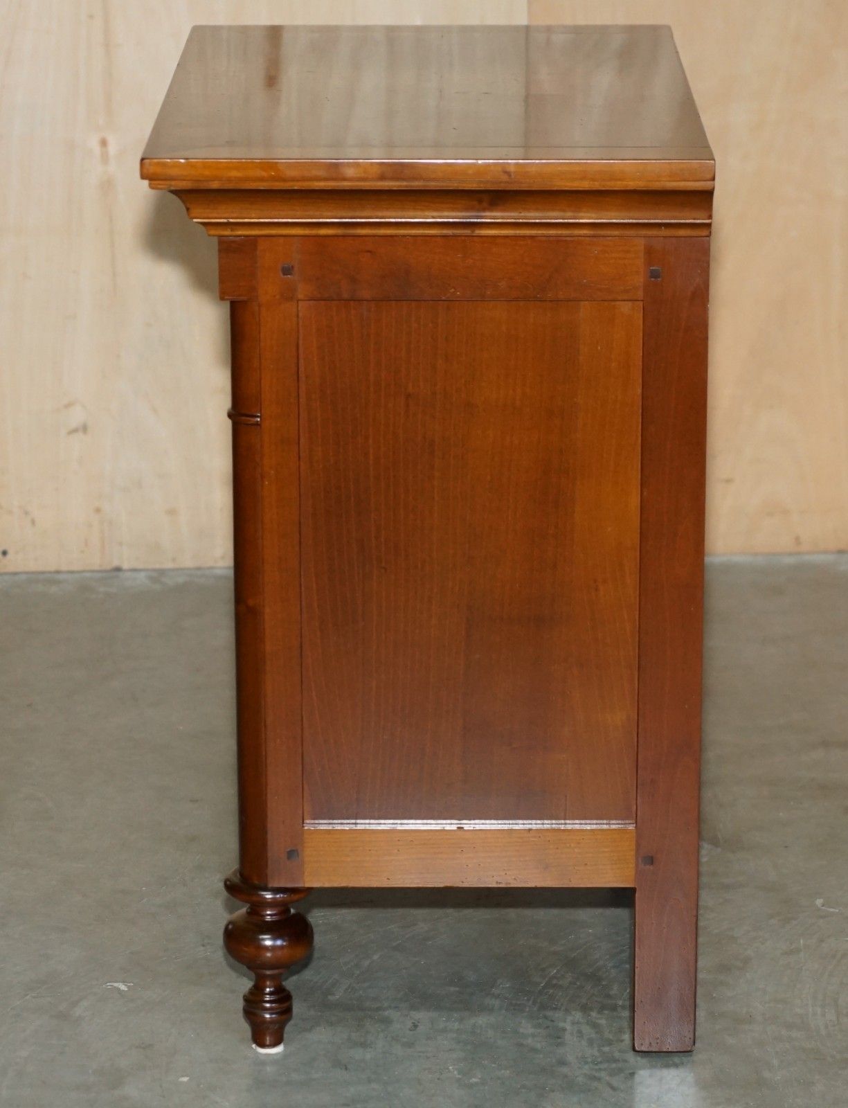 photo vinterior Pair Of Grange Furniture Paris France Cherrywood Nightstands Or Lamp Wine Tables