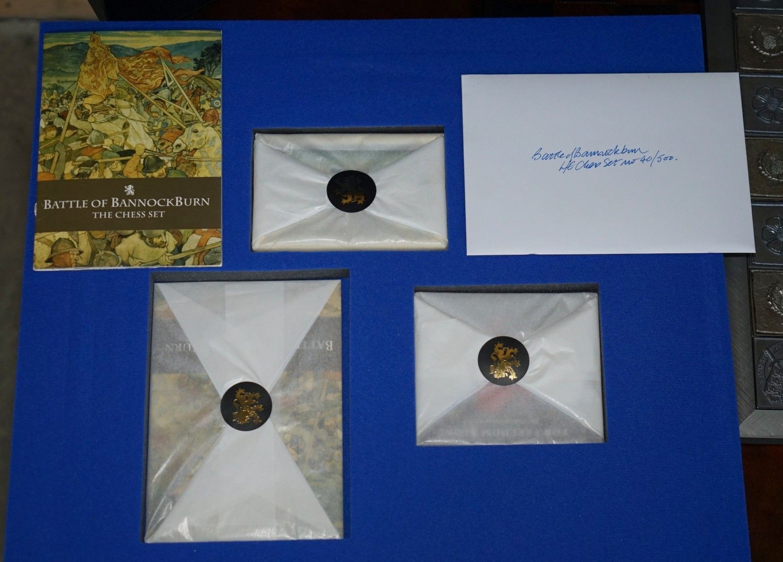 Bnib Rrp £15,000 Ltd Edition 40/500 The Battle Of Bannockburn Pewter Chess Set photo buy
