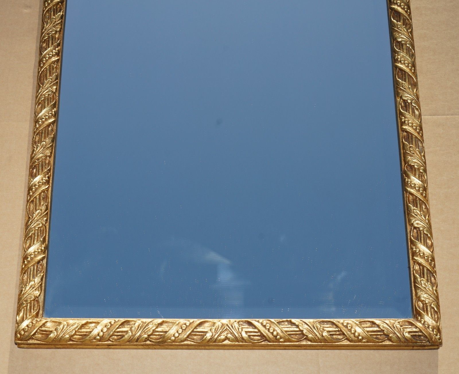 photo furniture Friedman Brothers XVII Century Style The Lady Oglethorpe Beveled Wall Mirror
