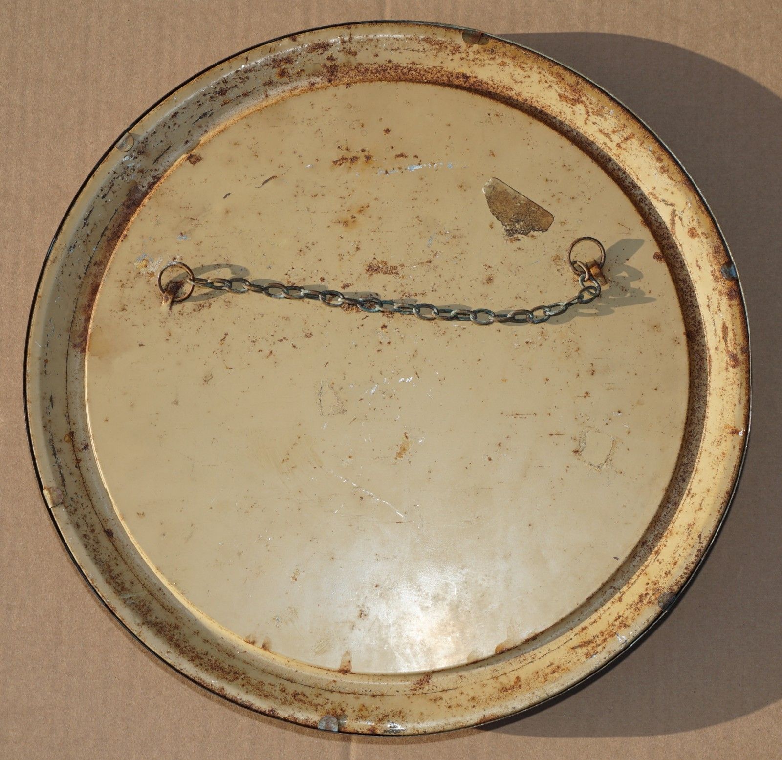 photo for sale Fine & Collectable Antique Victorian Brass Framed Convex Butlers Wall Mirror