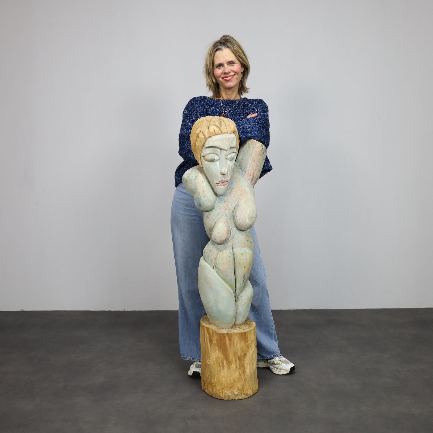 Carved Wood Sculpture By Tom De Munk Kerkmeer, Australia, 1990s photo 1908.0