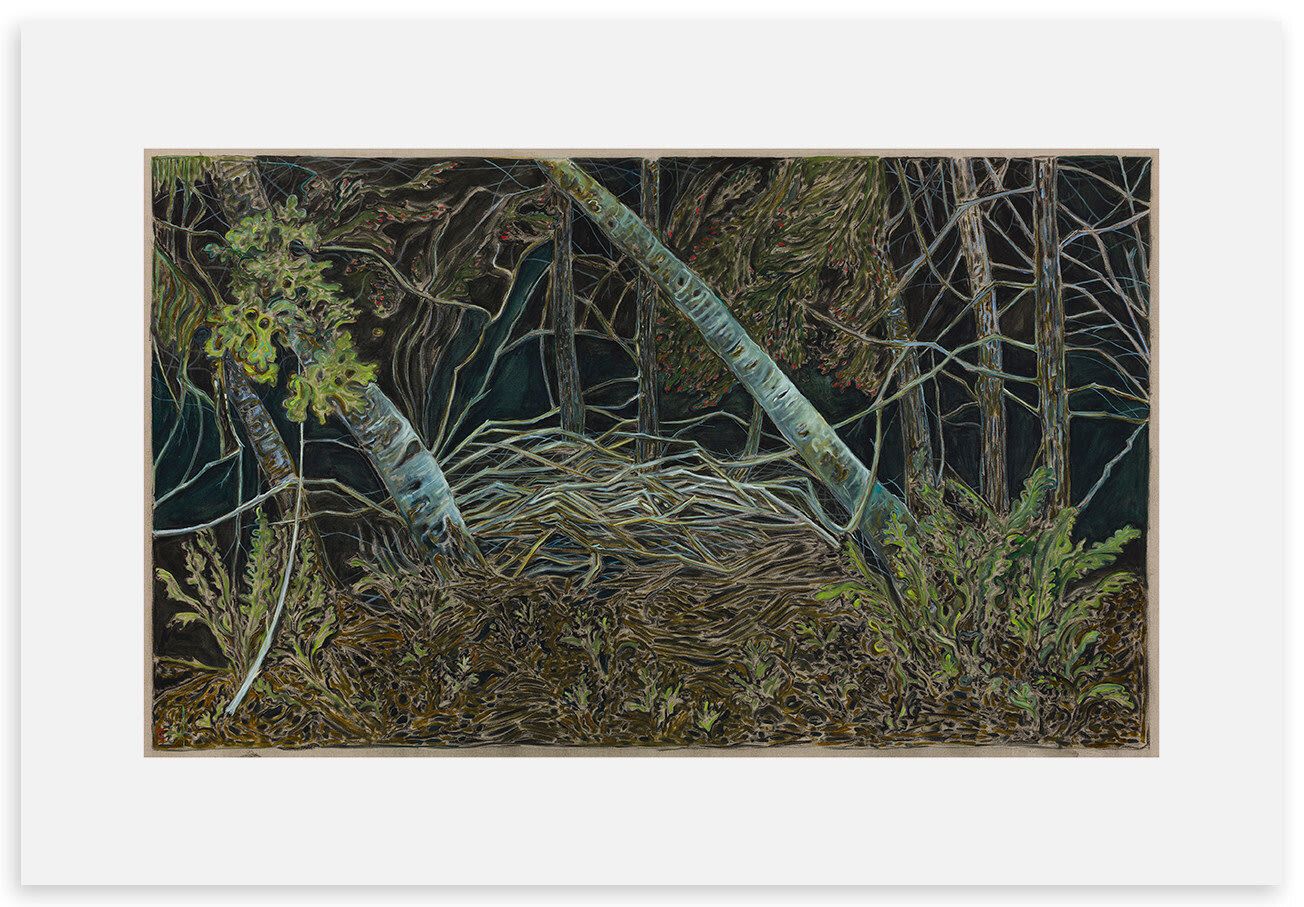 Billy Childish Night Forest, 2020