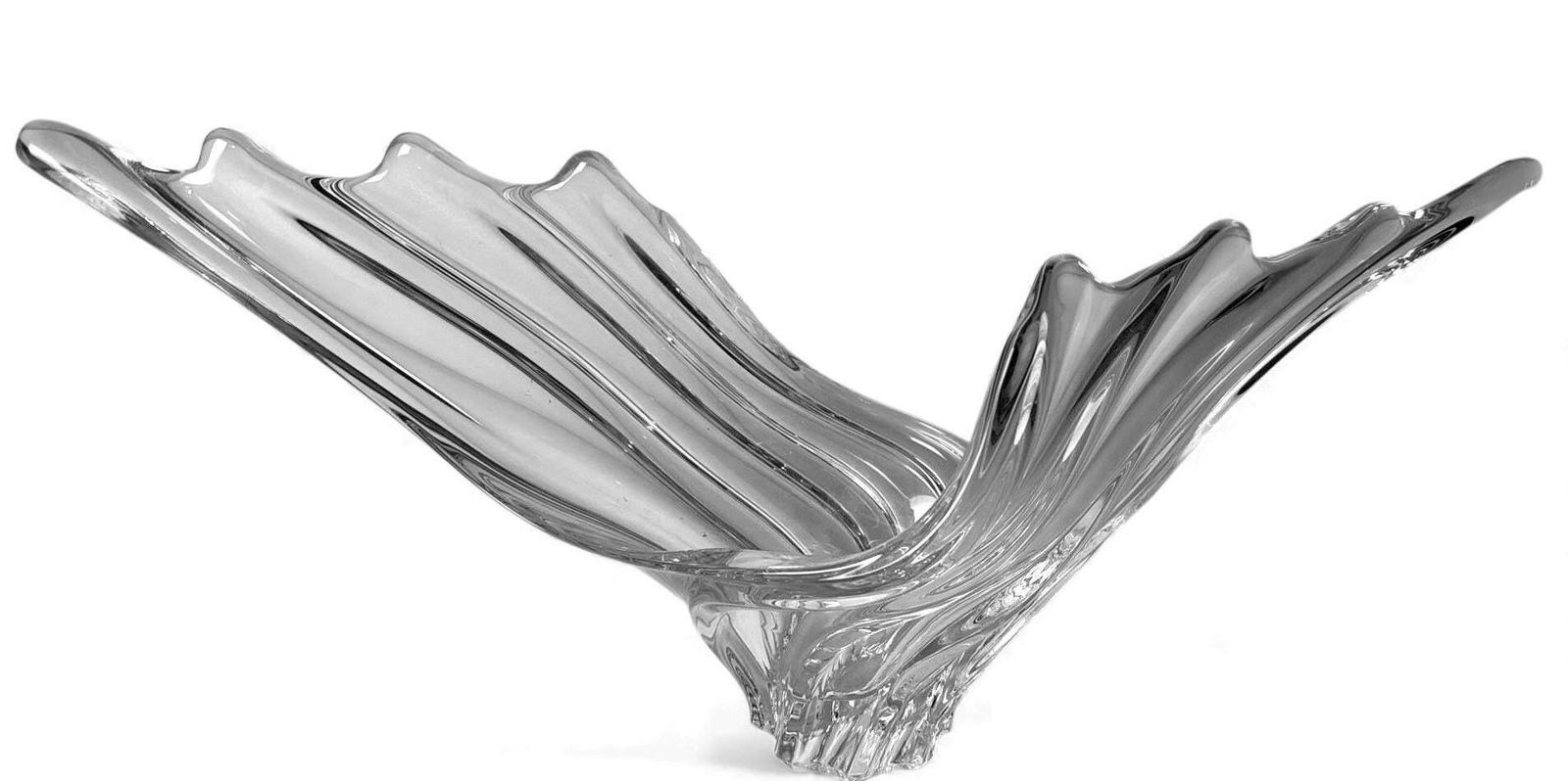 Art Deco French Crystal Centerpiece, Produced In The Vannes Le Châtel Area photo 487.0