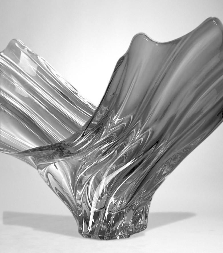 photo buy Art Deco French Crystal Centerpiece, Produced In The Vannes Le Châtel Area