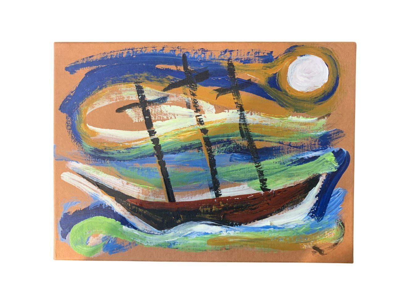Billy Childish Untitled (Sailing Away), 2002
