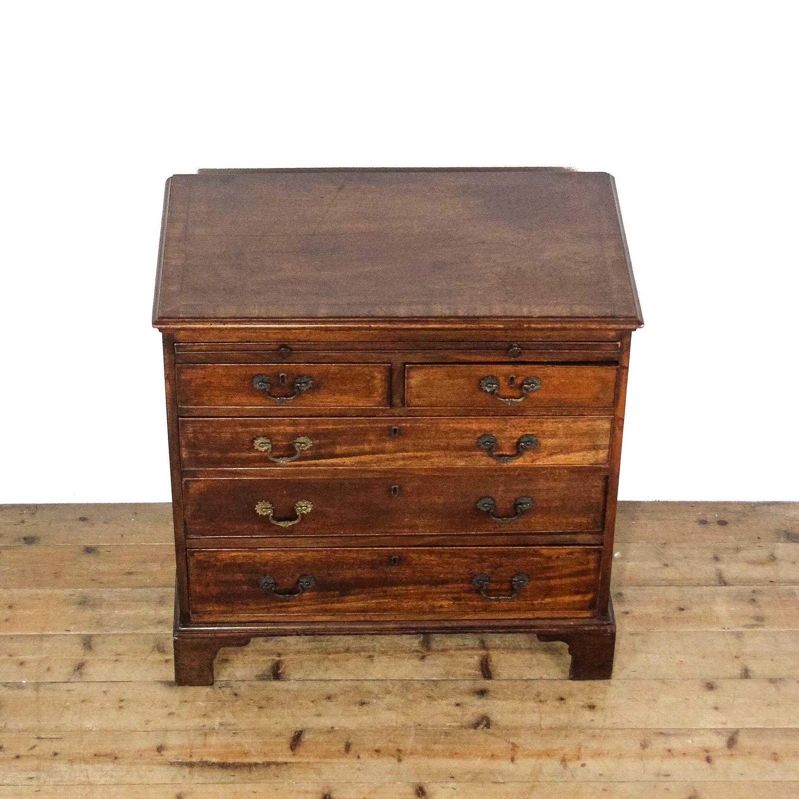 photo for sale Antique Georgian Mahogany Chest Of Drawers | Antique Storage | Bedroom Drawers | Antique Chest Of Drawer (M 6557)