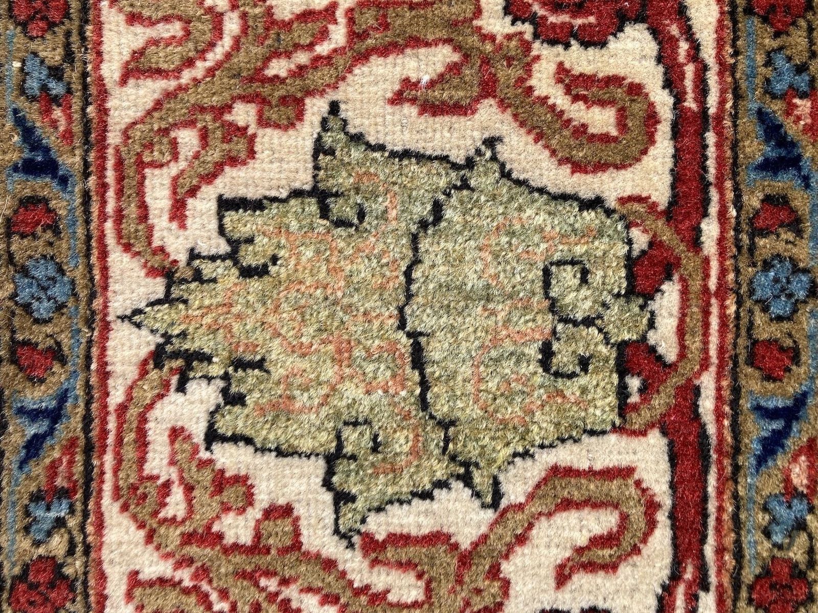 photo buy Antique Qum Rug 2.10m X 1.36m, 1910s