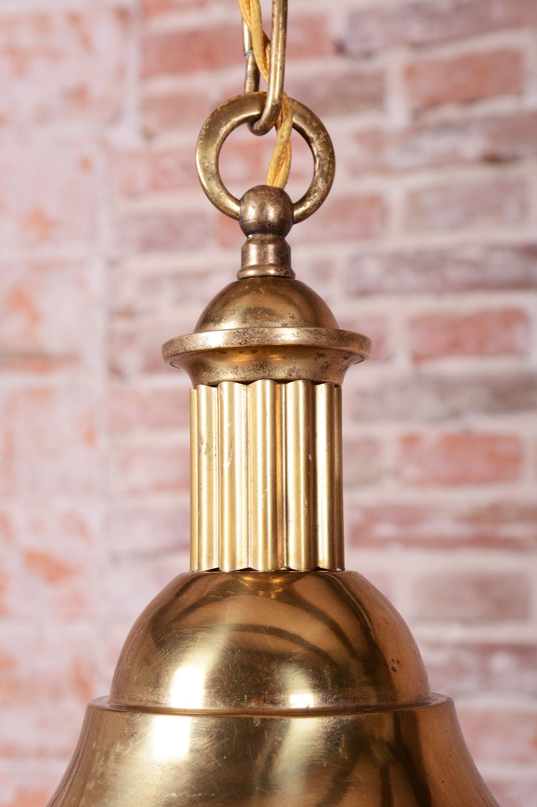 Restored Art Deco Chandelier, By P. Behrens, Brass, Milk Glass, Germany, 1910s photo furniture